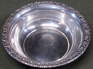 Unknown Sterling Silver Mint Nut Bowl Dish 59 3 Grams 5 3 8 Free Shipping 