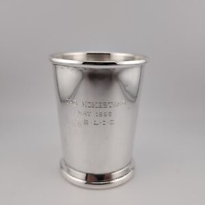 Schwarzschild Model 40 Sterling Silver Mint Julep Cup With Monogram