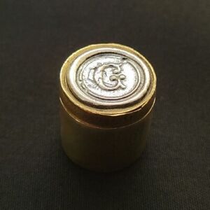 Waxing Poetic Sterling Silver Brass Wax Seal Trinket Box