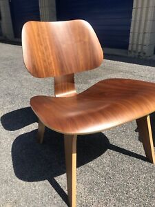 Eames Herman Miller Molded Bent Plywood Dining Chair Lcw Mid Century Modern