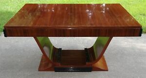 1920s 1930s French Art Deco Dining Room Table