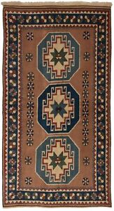 Vintage Hand Knotted Area Rug 5 5 X 7 10 Traditional Wool Carpet