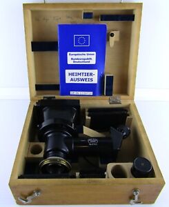 Carl Zeiss Jena Nr 2761 Photo Micrographic Plate Camera Jug Handle Microscope