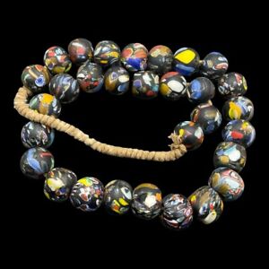 Extremely Rare Beads Ancient Roman Mosaic Glass Beads Necklace