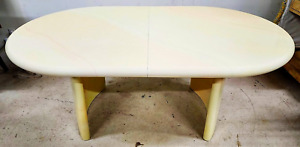 Goatskin Dining Table Karl Springer Style Lacquered 1980s With Leaf