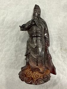 Antique Chinese Man Soldier Cherry Amber Bakelite Figurine Statue 135gr Tested
