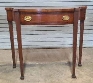 Kittinger Mahogany Collection Hall Table Console Table String Inlays