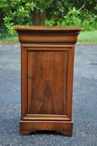 19th Century Louis Philippe Walnut Bedside Commode