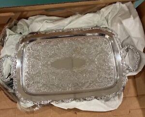 Oneida Silver Plated Plate Tray Heavy Art Deco Vintage New