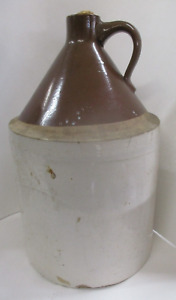 Huge Antique 5 Gallon York Penna Stoneware Jug Moonshine Cider 19 Tall