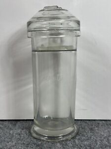 Antique Waite Glass Medical Dential Apothecary Jar For Hanging Tools Inside