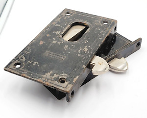 Vintage Fc Stearns Mortise Lock Lot Of 2 Door Hardware Salvage Unusual Rare