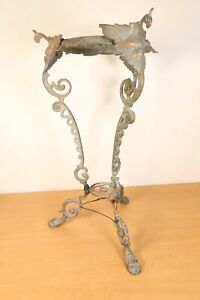 Antique Brass Jardiniere Plant Pot Stand On Claw Feet French Rococo Renaissance