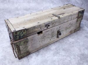 Antique Primitive Wooden Tool Box