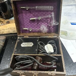 Rogers Vitalator Type Hm Violet Ray Electric Shock Machine Vintage Antique Rare