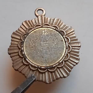 Antique Genuine Rare Ancient Bronze Decorated Viking Amulet Artifact Authentic
