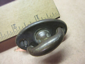 Vintage Solid Brass Thumb Turn Knob Screws Bolts Antique Door Lock Hardware
