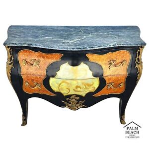 French Louis Xv Bombay Chest Marble
