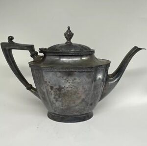 Vintage International Silver Co Silver Soldered Hotel Ware Tea Pot 8 Oz N 12205
