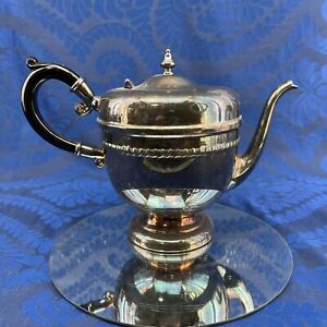 Vintage Viking Silver Plated Tea Pot Art Deco Teapot Bakelite Handle