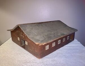 Original Paint Wooden Model Barn Farm House Beckwith Ranch Cattle Doll Colorado 