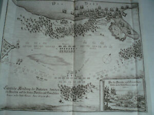 Battle Of Nyborg Anno 1659 Theatrum Europaeum Vol Viii 1667 Copperengraving