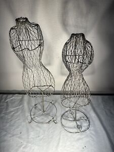 Doll Dress Forms Wire Primitive Antiques 16 