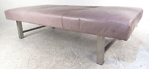 Mid Century Modern Leather Daybed 9179 Nj