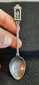 Vintage Wapw Silver Plated Spoon London Wales Association Of Pewter Workers