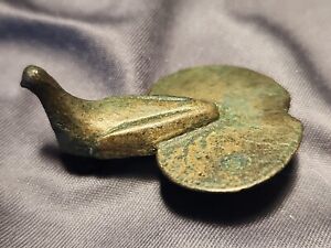 Roman Ancient Bronze Peacock Brooch Very Rare Please Read Description La166a