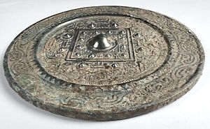 Genuine Song Dynasty Toli Melong Chinese Bronze Tlv Mirror 12th 13th Century 