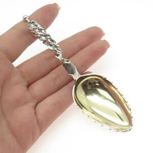 Marius Hammer 830 Silver Antique Art Deco 1910s Norway Twisted Spoon