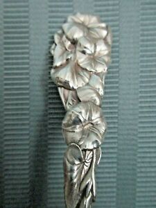 Gorham Morning Glory Serving Spoon Sterling Silver 925 Rare Aesthetic No Mono