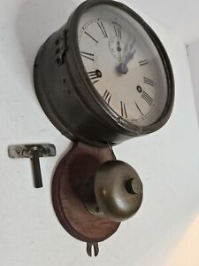 Antique Wwi Seth Thomas Ship S Bell Strike Bottom Bell Brass Ship Wall Clock