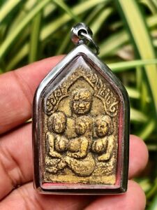 Thai Buddha Phra Khun Paen Magic Amulet Pendant Talisman Charm Power Sex K382