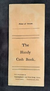 1898 Grocer Cash Book Paine S Celery Compound Wells Richardson Cambridgeport Ma