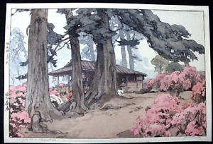 Japanese Woodblock Print Hiroshi Yoshida Jizuri