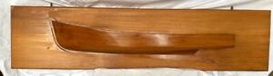 Vintage Half Hull Oak Very Good Condition Has Eye Hooks For Hanging