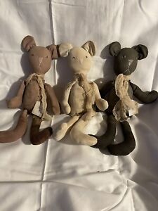 13 Handmade Primitive Teddy Bear Each Your Choice Of Color