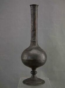 Antique 16 Century Safavid Indo Persian Islamic Copper Alloy Wine Bottle Carafe