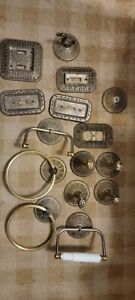 1968 Vintage American Tack Ornate Light Switch Outlet Covers Holders Bundle