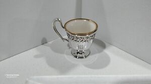 Frank M Whiting Sterling Silver Rose Of Sharon Pierced Demitasse Cup Lenox M 