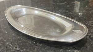 Silver Plated Bread Tray In Bird Of Paradise By Oneida 12950 Circa 1920 S