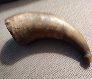 Vintage Antique Powder Horn