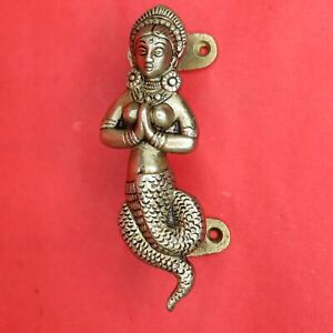 Handcrafted Brass Serpent Goddress Nag Kanya Naga Kanya Door Pull Handle Ba535