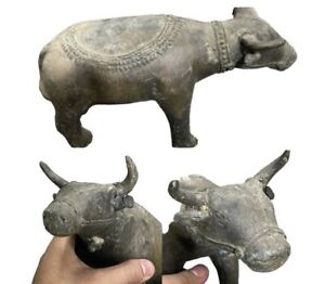 Antique Wonderful Ancient Roman Bronze Bull Statute 200 300ad