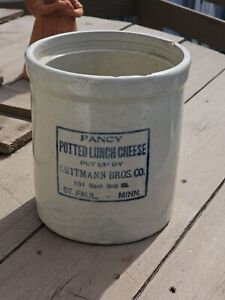 Vintage Red Wing Lunch Cheese Crock From St Paul Minn 