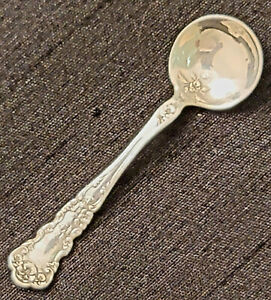 Pansy By International Sterling 1906 Salt Spoon 2 3 8 Inch