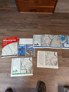 Montana Road Atlas Montana Rd Maps 1968 Glacier National Park Geological Surv
