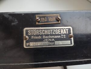 Set Vintage German High Frequency Violet Ray Device St Rschutzgerat
